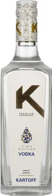 Produktbild von Kartoff Triple Distilled Vodka 40% Vol. 0,7l