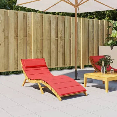 Obrázek produktu pro The Living Store Polštář na lehátko červený 180x60x3 cm Oxfordská tkanina
