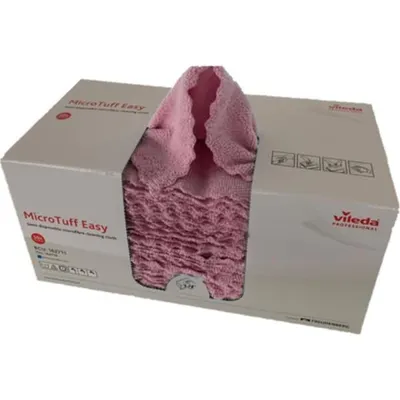 Obrázok produktu pre Vileda Microtuff Easy Cloth Red 162712 Vileda Proffesional...