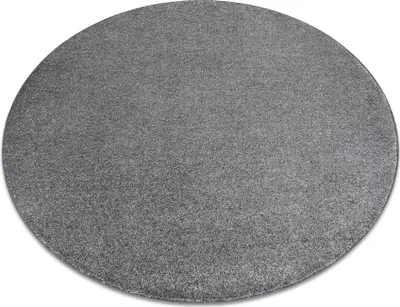 Produktbild von Teppich rund INDUS grau 95 eben, Melange Grau rund 200 cm