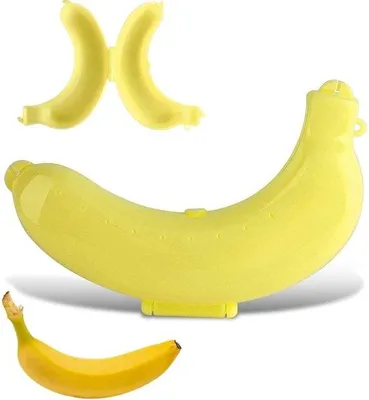 Produktbild von Famanu Bananenbox - Wiederverwendbare Bananentrommel - Luchtdichter Lebensmittelbehälter