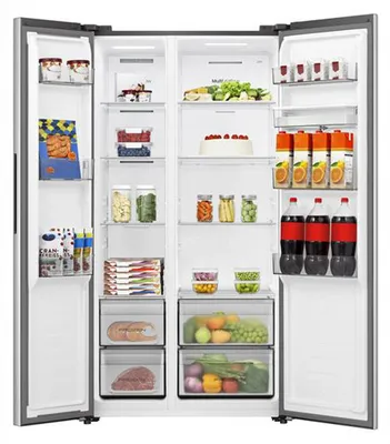 Produktbild von Hisense Side-by-Side Kühlschrank MS91558DEI  Inox