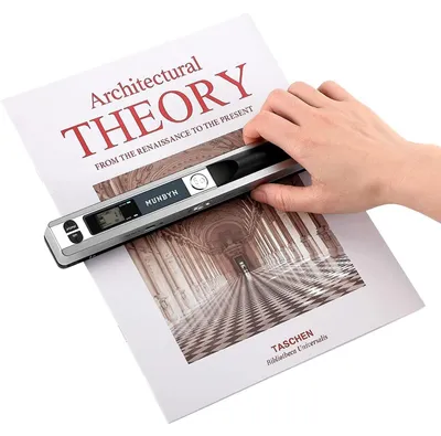 Immagine prodotto di Scanner portatile documenti - 900 dpi - A colori e bianco e nero - Per foto e libri - Formato portatile