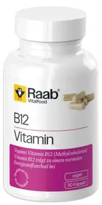 Image de Raab Vitalfood, gélules de vitamine B12, 41,4 g