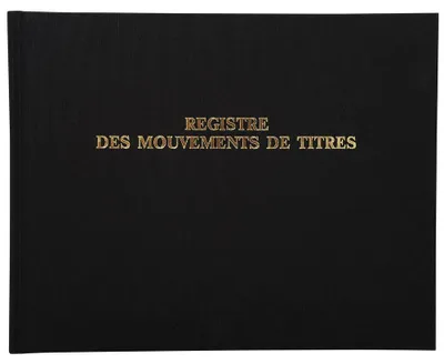 Register Wertpapierbewegungen, 240 x 320 mm, 100 Blatt