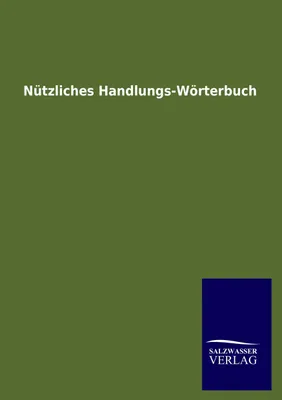 Produktbild von Nützliches Handlungs-Wörterbuch