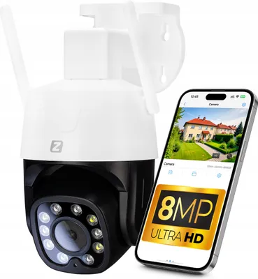 Produktbild von Outdoor Wi-Fi Kamera 8Mp 4K Uhd Ptz Mit Sony Imx 415 Und Two-Way Audio