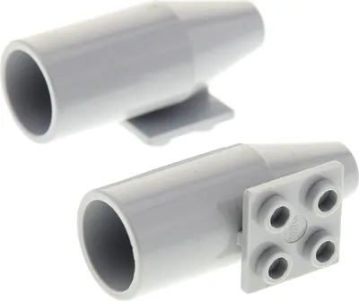 Obrázok produktu pre 2x skriňa motora Lego nová-svetlošedá doska 2x2 turbínové trysky 4868b