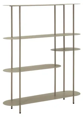 Obrázok produktu pre Regál Saturn 118 x 139 x 31 cm, kov, sivá