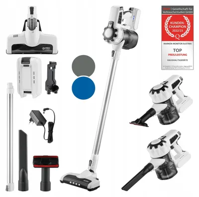 Produktbild von First Austria Stielstaubsauger 22,2 V Kabellos Hepa Led Turbo 40 min 5541-4-GR