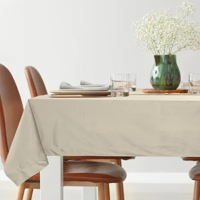 Produktbild von Festliche Tischdecke Tischdekoration MELINDA beige 140x220 cm beige