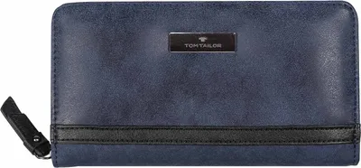 Produktbild von Tom Tailor Damen Geldbörse Elin Portemonnaie Polyurethan12 Kartenfächer 20x10cm blau