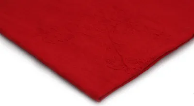 Obrázek produktu pro Bavlněná látka s výšivkou, barva červená vzor 3 (50 x 140 cm)