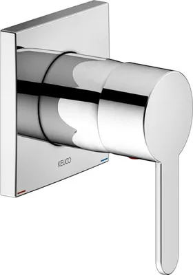 Produktbild von KEUCO IXMO Einhebelmischer Unterputz IXMO Flat mit eckiger Rosette/IXMO Flat verchromt