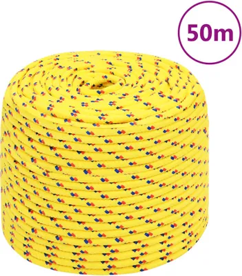 Produktbild von Möbel Bootsseil Gelb 10 mm 50 m Polypropylen - Seile 152613