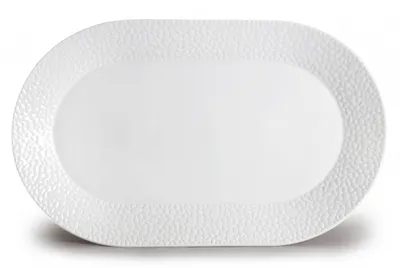 Produktbild von Thun 1794 Ovale Schale, weißes Porzellan, 38 cm, Mosaik, Thun