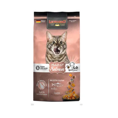 Produktbild von Leonardo Cat Food Adult Salmon GF, Adult, jede Rasse, Lachs, 1,8 kg, Getreidefrei, Gluten-frei