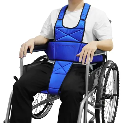 Image de Ceinture de sécurité complète pour fauteuil roulant, Ademend