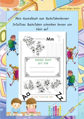Produktbild von Mein Ausmalbuch zum Buchstabenlernen