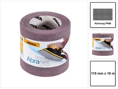 Produktbild von Mirka Abranet 115Mm X 10M Grip Rolle P400