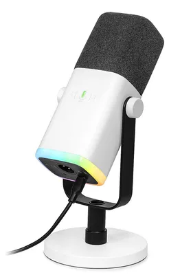 Produktbild von FIFINE USB XLR Mikrofon für Streaming Podcast Studio, Dynamisch Microphone Gaming PC mit Stummschalttaste, für PS4/5 Mac Mixer Soundkarten