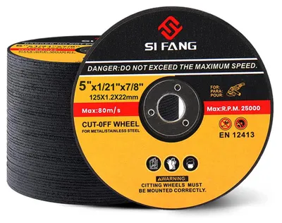 Trennscheiben 125 mm, 25er Pack, 1,2 mm, für Metall