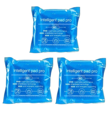 Zdjęcie produktu dla zestaw 3 podkładek chłodzących cool packs -  GERMANY - 15x15 cm - zimny i ciepły kompres - siniaki i ukąszenia owadów oraz żelowa podkładka chłodząca i okład chłodzący na ból