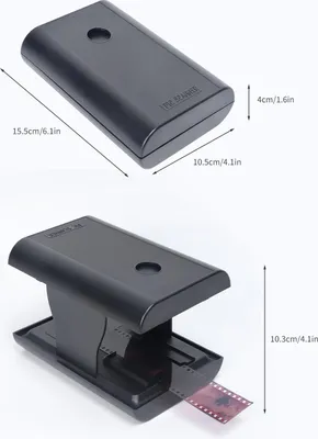 Obrázok produktu pre Mobilný skener filmov pre 35mm135mm negatívy a diapozitívy s LED podsvietením Skladacia konštrukcia Bezplatná aplikácia na skenovanie Úprava Zdieľanie