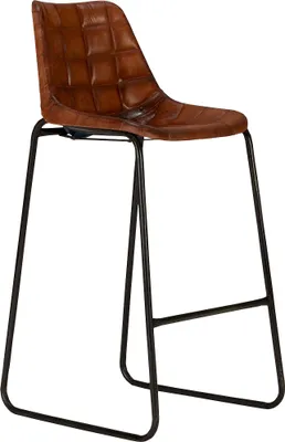 Produktbild von 2er Set Barstuhl Kerala Kunstleder Metall Tresenstuhl Bistrostuhl Thekenstuhl
