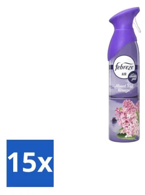 Produktbild von Febreze Raumspray Mount Fuji Breeze 185 ml - Vorteilspack - 15 Stücke