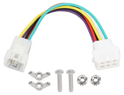 Image de Kit d'adaptateurs de câblage pour climatisation, 9 broches vers 6, en plastique et métal, haute résistance, pour ACM135, ACM135B, ACM150, ACM150B