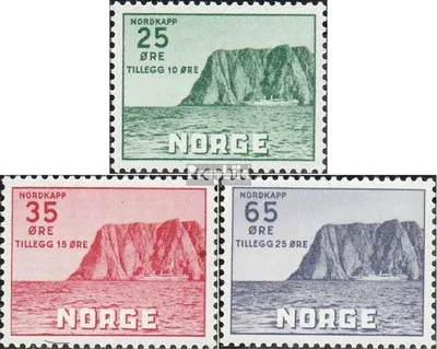 Produktbild von Briefmarken Norwegen 1957 Mi 408-410 (kompl.Ausg.) gestempelt Fremdenverkehr