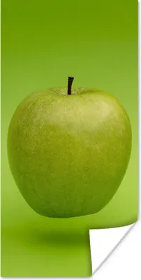 Produktbild von MuchoWow® Poster Obst - Apfel - Grün 20x40 cm - Plakat - Foto