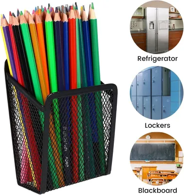 Magnetischer Aufbewahrungskorb 2er-Pack - Schreibtisch Organizer für Büro und Zuhause