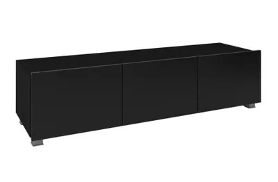 Obrázek produktu pro TV stolek 150 cm CHEMUNG - černý / lesklý černý