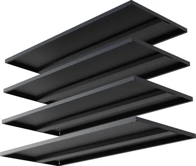 Produktbild von VCM 4x Fachböden aus Metall / Maße Einlageboden H. 2 x B. 79 x T. 32 cm / Fachboden für VCM Stahlschränke der Serie Malivo