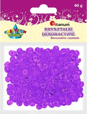 Produktbild von Kristalle Halbkugeln lila 40g Titanum