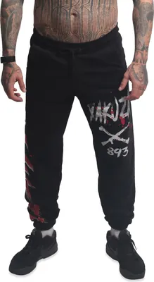 Obrázok produktu pre Yakuza Pánske nohavice Gangsta Loose Jogging Pants, čierne, M