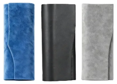 Productafbeelding van Set van 3 Leren Brilhoezen met Magnetische Sluiting