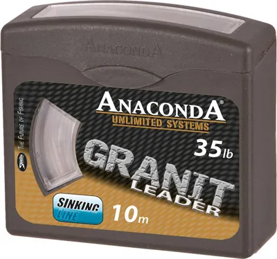 Produktbild von Anaconda Vorfachmaterial Granit Länge 10m Tragkraft 35lb