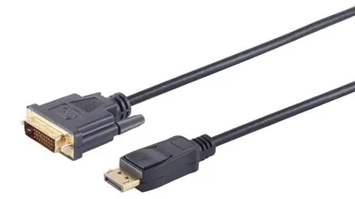 Produktbild von Displayport Stecker 20p / DVI 24+1 Stecker 1m