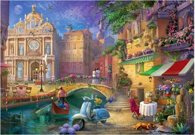 Image de Puzzle ANATOLIEN Venise romantique 500 pièces