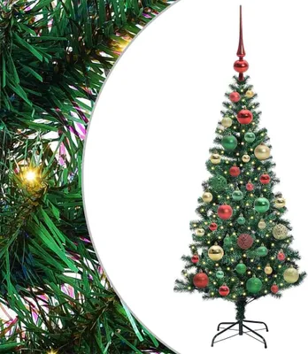 Immagine prodotto di vidaXL Albero di Natale artificiale preilluminato verde 120 cm