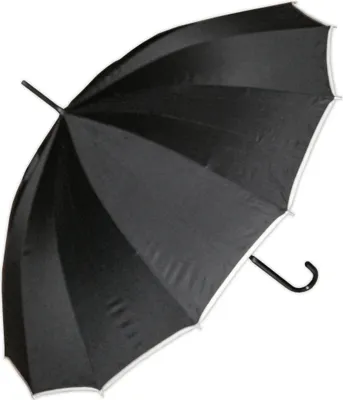 Produktbild von Automatik STOCKSCHIRM Ø100cm SCHWARZ 86cm Windproof Stockregenschirm Regenschirm Schirm 1017 (Schwarz)