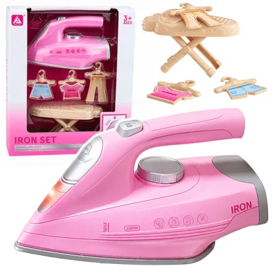 Produktbild von Bügelset Bügeleisen mit Vibrationslichtgeräuschen Zubehör
