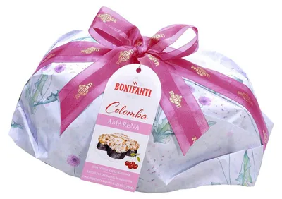 Obrázok produktu pre Bonifanti Colomba Amarena 1000g – taliansky veľkonočný koláč s čerešňami Amarena