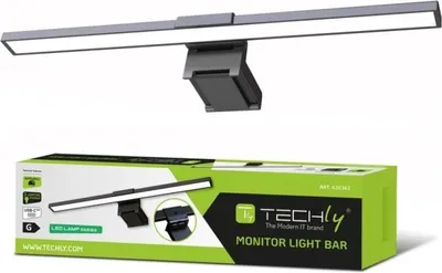 Produktbild von Techly I-LAMP-DSK11, Schwarz, 250 lm, 3000 K, 5000 K, Berührung, USB
