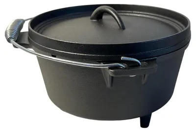 Obrázok produktu pre Hlinený hrniec Gusseiserner, objem 3 litre, predhorený