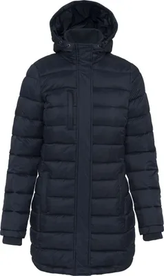 Produktbild von Kariban Damen Steppmantel Steppjacke Wintermantel Winterjacke, Größe:XS, Farbe:Navy Blau