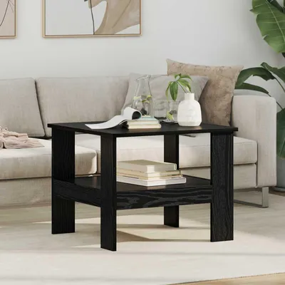 Imagen del producto de Mesa de centro exclusiva, color , con aspecto de roble, dimensiones 57 x 55 x 45 cm, fabricada en material de madera